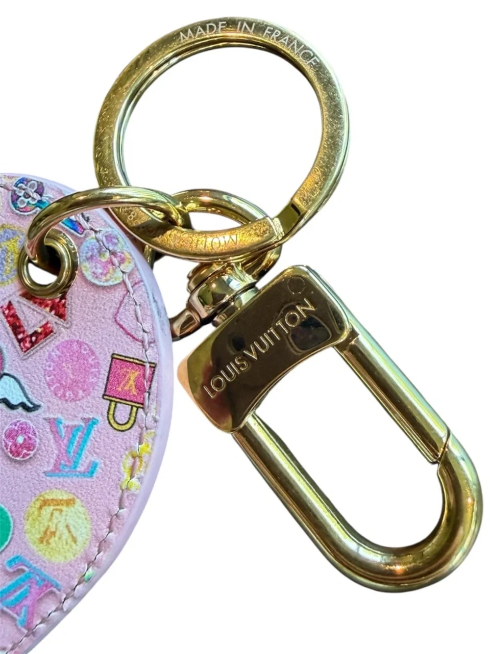 Louis Vuitton Limited Edition Love Lock Key Chain / Bag Charm